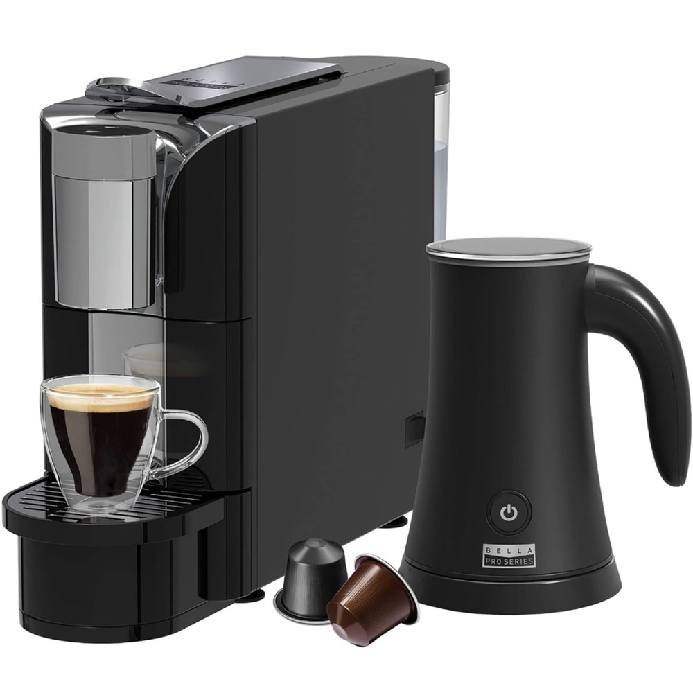 Bella Pro Series Capsule Espresso Machine and Milk Frother